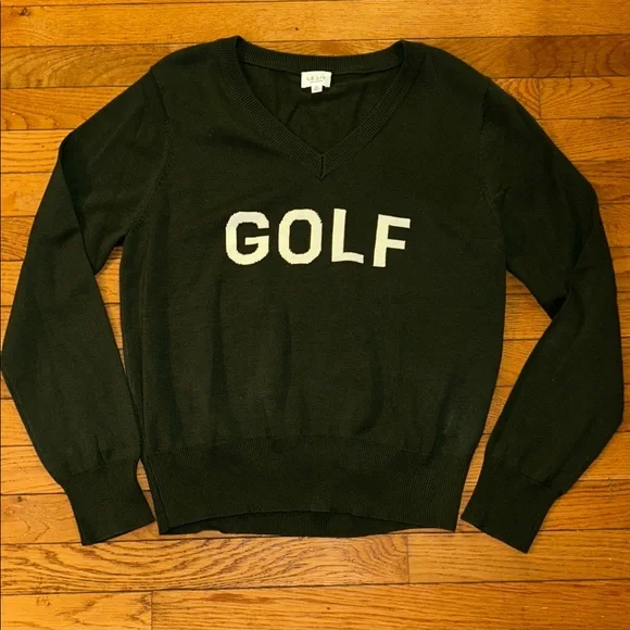 LE LIS sz XL Green Knit Cotton blend V-neck Sweater NWOTS - Picture 3 of 9